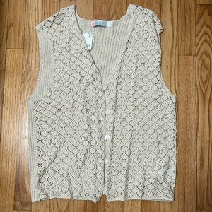 Free People Crocheted Vest
